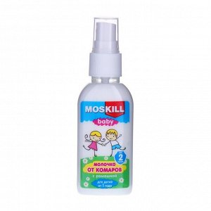 Репеллентное средство молочко от комаров детский с экстрактом ромашки "Москилл"
