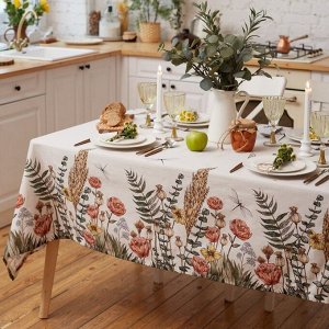 Скатерть "Этель" Kitchen collection 149х180см, 100% хл, репс 210 г/м2