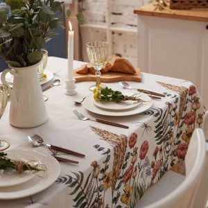 Скатерть "Этель" Kitchen collection 149х180см, 100% хл, репс 210 г/м2