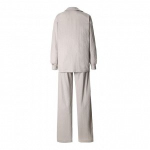 Костюм женский (рубашка, брюки, топ) KAFTAN Base, серый
