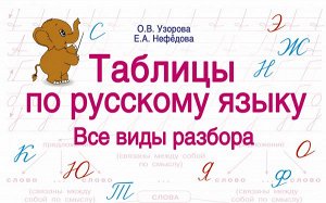 Узорова О.В. Таблицы по русскому языку. Все виды разбора