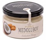 Крем-мёд Медолюбов кокос с миндалем 250гр