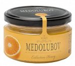 Крем-мёд Медолюбов с апельсином 250гр