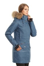 Женская куртка-парка Azimuth B 8324_40 Джинс