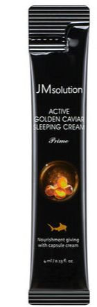 JMSolution Ночной крем с золотом и икрой Active Golden Caviar Sleeping Cream Prime, 1шт х 4 мл
