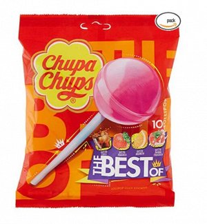 Леденцы с разными вкусами и витаминои С Chupa Chups Lollipops Vitamin C Чупа Чупс 93 гр