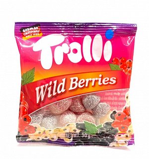 Мармелад со вкусом лесных ягод Trolli Wild berries 30 гр