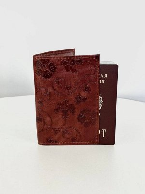 Кожаная обложка на паспорт