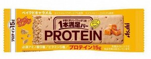 ASAHI Group Foods Protein Bar - запечённый протеиновый батончик с карамелью