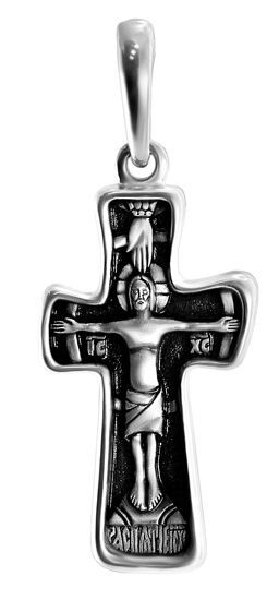 825 Крест с образом св Симеона Столпника (литье)
