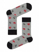 17С-151СП DiWaRi Happy Носки мужские  рисунок 076 &quot;Wi-fi&quot;