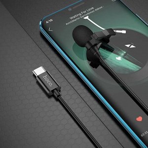 Микрофон петличный USB Type-C / Петличка для блогеров / Микрофон петличка для смартфонов