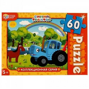 Пазлы 60 "Умные игры" Синий трактор ,19*13*4 см
