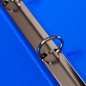 Папка на 4 кольцах А3, Calligrata "Standard" 27мм, 800 мкм, горизонтальная, синяя