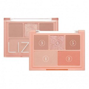 Lizda Палетка теней для век MOOD FIT PALETTE 01 NUDY PEACH TALK MINI