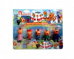 Фигурки Три Кота 5 героев