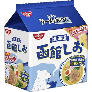 NISSIN Shio Hakodate - лапша рамен на бульоне с солью