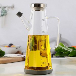 Графинчик (бутылка) для масла или соуса, стекло, 550 мл