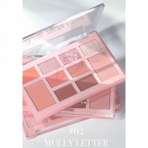 Lizda Палетка теней для век Mood Fit Palette 02 Mulley Love Leter