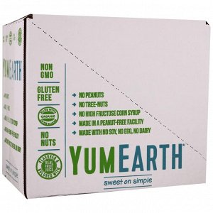 YumEarth, Желатиновые мишки, различные вкусы, 12 упаковок, 2,5 унц. (71 г) каждая