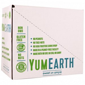 YumEarth, Желатиновые червячки, различные вкусы, 12 упаковок, по 2,5 унц. (71 г) каждая
