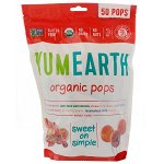 YumEarth, Органические леденцы, вкус в ассортименте, 50 леденцов, 12,3 унц. (349 г)
