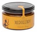 Крем-мёд Медолюбов с пергой 250гр