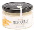 Крем-мёд Медолюбов урбеч с семенами льна (белый) 250гр