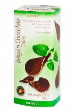 Бельгийские шоколадные чипсы Минт 80 грамм