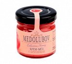 Крем-мёд Медолюбов с брусникой 40гр