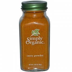 Simply Organic, Порошок карри, 3 унции (85 г)