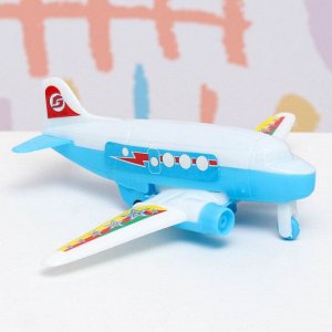 Набор детских игрушек "Самолет", 11 х 15 х 4 см, 2 шт, микс