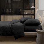 КПБ 1.5 перкаль Актив &quot;Wenge&quot; (70х70) рис. 86661-13 Charcoal