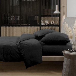 КПБ 1.5 перкаль Актив &quot;Wenge&quot; (70х70) рис. 86661-13 Charcoal