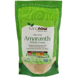 Now Foods, Organic Amaranth, Whole Grain, 16 oz (454 g)