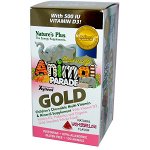 Nature&#039;s Plus, Source of Life, Animal Parade Gold, детские конфеты с мультивитаминами и минералами, вкус арбуза, 120 животных