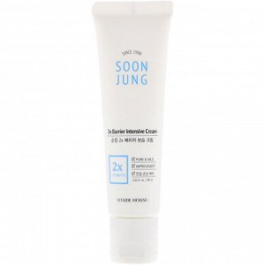 Etude House, Soon Jung, 2x Barrier Intensive Cream, 2.02 fl oz (60 ml)