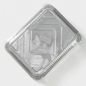 Форма из фольги для выпечки и запекания Доляна, 1,1 л, 225?175?35 мм, 2 шт/уп