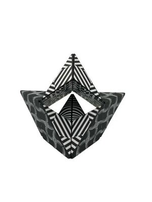 Noname Магический магнитный куб Маgic Cube головоломка. Иллюзия пространства, лабиринты, черный