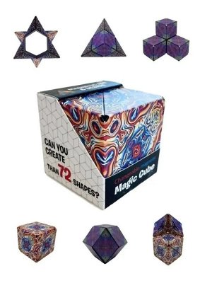 Noname Магический магнитный куб Маgic Cube головоломка. Иллюзия пламени