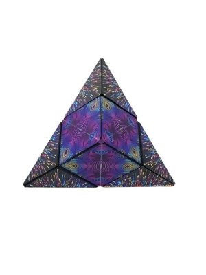 Noname Магический магнитный куб Маgic Cube головоломка. Иллюзия пламени