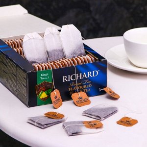Чай Richard "King's Tea №1" черный ароматизированный (100 пакетиков х 2 г)