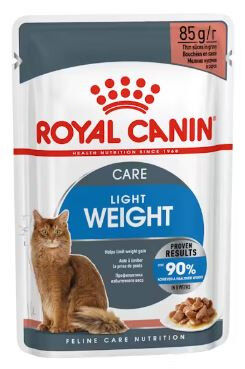 Royal Canin Light Weight Care влажный корм для кошек для профилактики лишнего веса Соус 85гр пауч