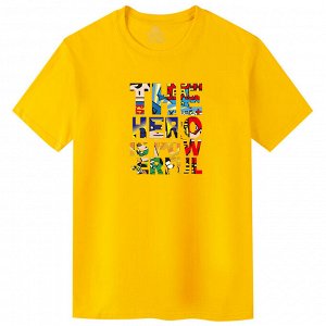 Мужская желтая футболка с надписью