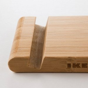 БЕРГЕНЕС Подставка для смартфона/планшета, бамбук