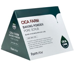 FarmStay Cica Farm Baking Powder Pore Scrub Скраб для лица с содой и центеллой 1 шт-7гр