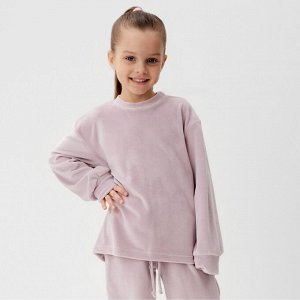 Костюм детский (свитшот, брюки) KAFTAN Plushy, лиловый