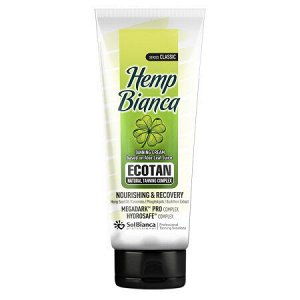Крем для загара в солярии “Hemp Bianca” с маслом семян конопли и экстрактом алоэ