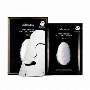 JMsolution Water Luminous Silky Cocoon Mask Black Маска для упругости кожи с протеинами шелка и экстрактом шелкопряда 30 мл 1 шт