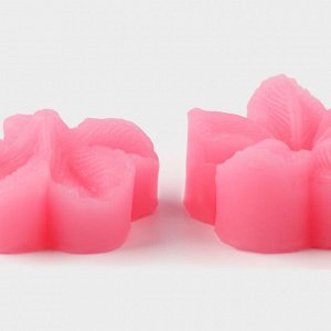 Молд «Цветок», силикон, 2 предмета, 4*2,9 см, цвет в ассортименте